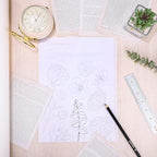 Tracing Paper Roll 24in x 50yd, White Trace Paper Pattern Paper Translucent Tracing Paper for Sewing, Drawing, Sketching, Gift Wrapping