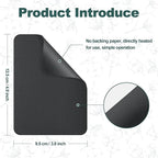 Iron on Patches for Clothes, 8 Pieces Patches for Cloth, 100% Cotton Fabric Patches for Clothing, Bag, Hat Repair, Clothing Repair Decorating Kit 3.7" by 4.9" (9.5 cm x 12.5 cm, Dark Grey)