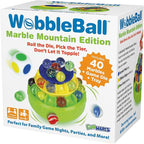 Funwares WobbleBall 3-Tier Marble Balance Game, 40 Marbles Included, Skill & Dexterity Games for Kids & Adults, Family Party Game for 1-4 Players, Ages 6+