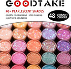 GOODTAKE Pearl White Mica Powder, Mica Pigment Powder for Soap Making, Candle Making, Epoxy Resin, Slime, Nail Polish, Eye Shadow - Natural Mica Powder for Resin (Pearl White, 2 oz)