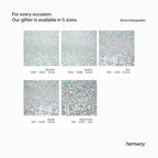 Hemway Glitter Grout Additive add Sparkle to Mosaic Tiles, Bathrooms, Wet Rooms, Kitchens, Tiled Based Rooms and Cement Based Grouts 100g / 3.5oz - Silver Holographic