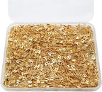 500PCS Safety Pins, 0.75Inch/19mm Small Safety pins, Rust Resistant Nickel Plated Steel Set for Crafting, Sewing, Rimming Fastening Clip Button for Garment Hang Tag (Gold)