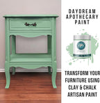 Daydream Apothecary Premium Chalk Style Paint for Furniture, Home Décor, Wood, DIY Interior Projects, Quick Dry, No Prep or Prime Needed, Matte Light Sage Green - 8oz