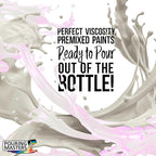 Pouring Masters Violet Interference Pearl Special Effects Acrylic Pouring Paint - Premium 8-Ounce Pre-Mixed Fluid Acrylic Paint - Fluid Art Supplies for Canvas, Wood, Paper, Tile & Rocks
