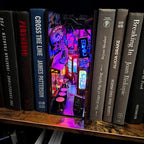 Neo Ramen MiniAlley DIY Cyberpunk Book Nook Kit – Wooden Diorama with Neon Lights, Futuristic Ramen Shop & Endless Alley Illusion – Unique Collectible Display for Bookshelf or Desk
