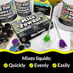 Art Resin Mixer Drill Attachment, Epoxy and Paint Stirrers for Drill, Mud Mixer for Quart or Gallon, Mini Drill Mixer Paddle for Crafting and Mixing Tools