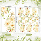 60 Pack 3 Styles Floral White Magnolia Blossom Guest Napkins Disposable Paper Spring Flowers Dinner Hand Napkin for Bathroom Wedding Holiday Anniversary Birthday Party Bridal Decorative Towels