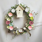 AmyHomie Artificial Flower Shades of Rose 25pcs Real Looking Fake Roses w/Stem for DIY Wedding Bouquets Centerpieces Arrangements Party Baby Shower Home Decorations