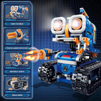 5in1 STEM Robot Building Kit, 560 PCS APP/Remote Control Mech RC Robotics for Kids Ages 8-12, Science Kit Coding Robots Toy Set, Birthday Gifts for Boys Age 8-14+