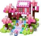 GobiDex 200PCS Magnetic Blocks Kid Building Toys for 3+ Years Old Girls, Upgraded STEM Sensory Gifts for Princess, Kids Magnets Game for Toddler