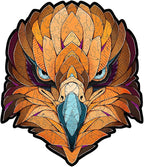 Eco-Wood-Art Wooden Puzzle - Eagle S | Majestic Bird Jigsaw Puzzle for Adults | 3D Eagle Decor | 120 Intricate Pieces | Eco-Friendly Home Decor Gift