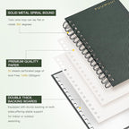 Watercolor Paper Pad, Fuumuui 5.5 * 8.5 inch 100% Cotton Paper (20 Sheets, 140lb/300g), Spiral Bound for Painting, Drawing, Art Journaling, Professional Artist Quality
