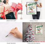 Uniquilling Christmas Quilling Kits, Paper Quilling Kit with Quilling Tools& Using Manual, 16 * 20-in Christmas Decorations Paper Filigree Kits, DIY Quilling Christmas Gifts for Friends Family