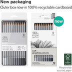 Winsor & Newton Studio Collection Artist Pencils, Graphite Pencils, Set of 12
