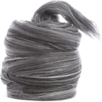Desert Breeze Distributing – 100% Natural Merino Wool Roving, Wool for Spinning, Tapestry Yarn, Needle Felting, Wet Felting, Big Yarn Roving, 19 Micron, 70mm Staple Length, 8 OZ Size, Color Orca