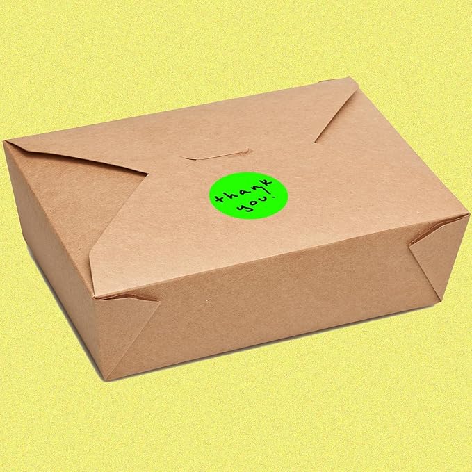 ChromaLabel 1 Inch Round Colored Stickers, High Visibility Removable Color Coding Labels, Easy to Write On Colored Sticker Dots - 1000 Stickers per Dispenser Box, Matte Finish Fluorescent Green