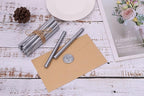 Yoption 15 Pieces Glue Gun Sealing Wax Sticks for Wax Seal Stamp, Great for Wedding Invitations, Cards, Envelopes (Silver)