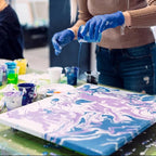 U.S. Art Supply Professional Gloss Pouring Medium 32oz (Quart) - Improves Paint Flow & Cell Effects Creator, Viscosity Adjuster for Art Acrylic Painting
