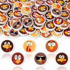 60Pcs Thanksgiving Mini Erasers for Kids Bulk Turkey Pencil Erasers Stationery for Student Classroom Prizes Homework Rewards School Supplies Party Favors