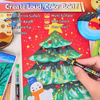 Overseas Acrylic Paint Markers 168 Colors, Brush Tip Paint Pens with Automatic Ink Control System, Quick Drying Liquid Ink Acrylic Marker for Rock, Wood, Canvas, Glass, Fabric, Metal, Plastic, Rubber