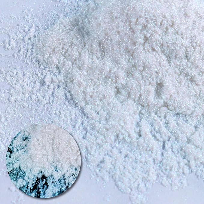 Ceya Chameleon Mica Powder, 1.8oz/ 50g Magic Sea Chrome Nail Powder, Cosmetic Grade Pearlescent Effect Color Shift Pigment for Epoxy Resin, Makeup, Nail Polish, Soap Dye, Candle Making, Slime, Paint