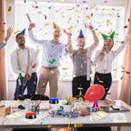 Office Party Friendly Feud Game with 2 Answer Buzzers, Team Building Feud Cards for Family Game Night Fun Trivia Quiz for Work Staff Coworkers Groups