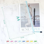 24pcs Mesh Bags With Zipper, A4 Zippered Pouch, Clear Pouches With Zipper, 8 Colors Mesh Bags, Plastic Bag, Letter Size Organization Pouches for Office, File, Toys, School