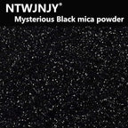 Mysterious Black Mica Powder, Natural Shimmer Mica Powder for Epoxy Resin/Candle/Soap/Lip Gloss/Slime/Quicksand/Bath Bombs/.Car Paint pigments.Candle Dye,Soap Making Dye(50g/1.7oz)