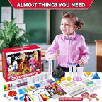UNGLINGA 210 Experiments Science Kit for Kids, Boys Girls Birthday Toys Gifts Idea, Chemistry Set, Volcano, S.T.E.M Science Educational Project