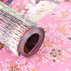 Origami Paper Kit 50 Sheets 6 Inch Square Double Sided Color 10 Vivid Sakura Washi Chiyo Colors for Hand Crafts Origami Paper Arts Creativity.Cherry Blossoms