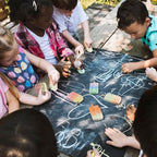 36 Pcs Ice Cream Sidewalk Chalk Set Multicolor Chalk Party Favors Bulk Washable Safe Outdoor Chalk for Kids Adults Fun Summer Playground Outdoor Activities Painting on Chalkboard Blackboard