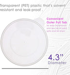 Pouring Masters 12-Pack Mixing Cup Lids for 20 Oz (600ml) Graduated Plastic Measuring Cup Lids - Storage Seal Top for Pouring Masters Automotive Paint Mixing Cups, Epoxy Resin, Art Supplies