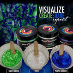 Eye Candy Pigments Premium Purple Mica Powder - Purple Garden (50gr) - for Epoxy, Resin, Soap, Paint, Woodworking, Acrylic Pouring, Bath Bombs, Fishing Lures - DIY Arts and Crafts Additive