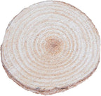 Wood Slices in Mesh Bag for Crafts DIY Projects Rustic Wedding Decorations Ornaments Coasters Tags Home Decor (White Washed)