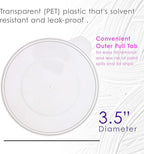 Pouring Masters 12-Pack Mixing Cup Lids for 12 Oz (350ml) Graduated Plastic Measuring Cup Lids - Storage Seal Top for Pouring Masters Automotive Paint Mixing Cups, Epoxy Resin, Art Supplies