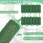 42 Pcs Floral Foam Garland 27.6ft Absorption Flower Holder Plant Foam Flower Green Sponge Foam for Wedding Arch Door Tabletop Decoration Arrangement Home Garden Craft