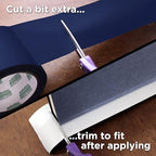 BookGuard 3 inch Premium Bookbinding Repair Cloth Tape, 15 Yard Roll, Navy Blue