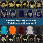 CiaraQ Mystery DND Dice Sets - Random 9 Complete Polyhedral Dice Sets with 9 Random Bags, Wide Range of Patterns, Surprise Blind Box DND Gifts for Dungeons & Dragons, Role Playing Table Game