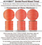 10-Year Popular Assorted Colors Round Waxed Thread -0.55mm 70 Yards 12 Spools Stiff Polyester Wax Cord for Beading, Leather Sewing, Bookbinding, Bracelets Braiding, Micro Macrame Craft Making