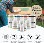 Chalky Chicks All-in-One Chalk Paint for Furniture or Cabinet - 4 Fl Oz - Matte Finish Cuppa Latte Tan for Metal, Wood Furniture Paint - No Sanding All-in-One for Home Decor & Crafts, USA Made