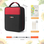 ZSCM 160 Colors Duo Tip Brush Markers Art Pen Set, Artist Fine and Brush Tip Colored Pens, for Adult Coloring Books Christmas Cards Drawing, Note taking Lettering Calligraphy Journaling