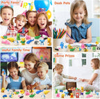 34 Pack Animal Pencil Erasers for Kids, 3D Mini Puzzle Take Apart Erasers, Desk Pets & Treasure Box Toys, Bulk Party Favors, Classroom Prizes, School Supplies, Gift for Boys & Girls