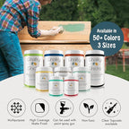 Chalky Chicks All-in-One Chalk Paint for Furniture or Cabinet - 32 Fl Oz - Matte Finish Jaded (Jade) for Metal, Wood Furniture Paint - No Sanding All-in-One for Home Decor & Crafts, USA Made
