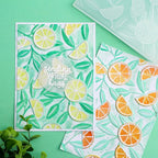 BAOFALI 3D Embossing Folders Lemon Textured for Card Making,Embossing Template Paper Card Embossing Stencil for DIY Scrapbooking Photo Album Card Paper Craft Decoration 6.3" L x 4.5" W