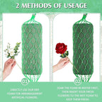 42 Pcs Floral Foam Garland 27.6ft Absorption Flower Holder Plant Foam Flower Green Sponge Foam for Wedding Arch Door Tabletop Decoration Arrangement Home Garden Craft