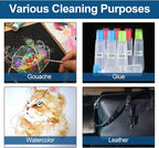 PAGOW 10PCS Rubber Cement Eraser, Glue Residue Pick-Up Eraser, Cleaning Tool for Removing Adhesive Residues from Paper Plastic and More (51.7mm x 36.5mm x 6.7mm LxWxH)