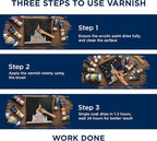 BLUEBIRD Signature Varnish for Acrylic Painting, Gloss, 3.4 Fl Oz (100ML), Non-Yellowing, Non-Toxic, Anti-Crazing, Gloss Varnish for Pro Artists, Hobby Painters & Kids