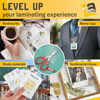 50 Pack Thermal Laminating Pouches 9” x 14.5”, 3 Mil Thick, Suited for Legal Size Laminating Sheets 8.5 x 14