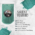 Malachite Green Mica Powder for Epoxy Resin 100g / 3.5oz. Sealed Bag- Techarooz 2 Tone Resin Dye Color Pigment Powder for Lip Gloss, Nails, Colorant for Slime Bath Bombs Soap Making & Polymer Clay