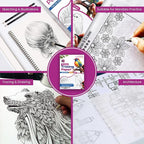 Tracing Paper 9 x 12 Inch - 50 Sheets 41lb/63gsm Transparent Vellum Paper for Sketching, Preliminary Drawing, Drafting & Overlays - Premium Translucent Tracing Paper for Pencil, Marker and Ink